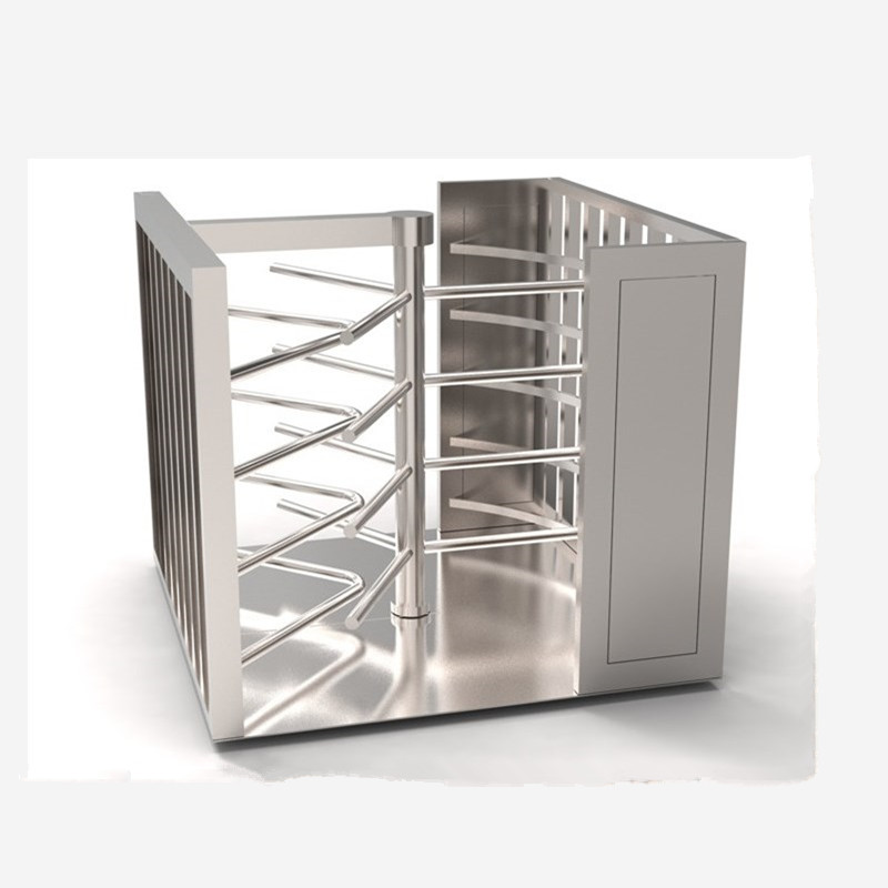 Security Electronic RFID Rotary Waist Height Turnstiles Access Control System