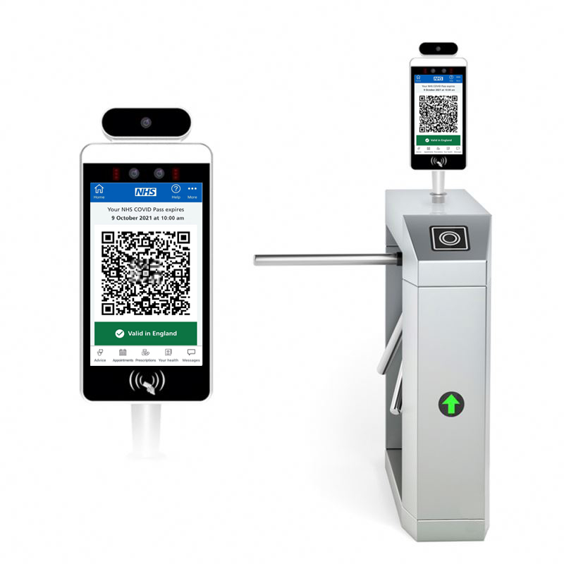 National Health Service British Health Code Face Recognition Access NHS Green QR Code Reader