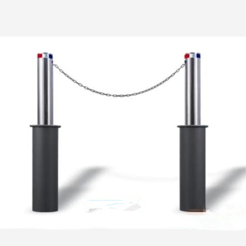 Stainless Steel Semi-automatic Lifting Bollard with Chain