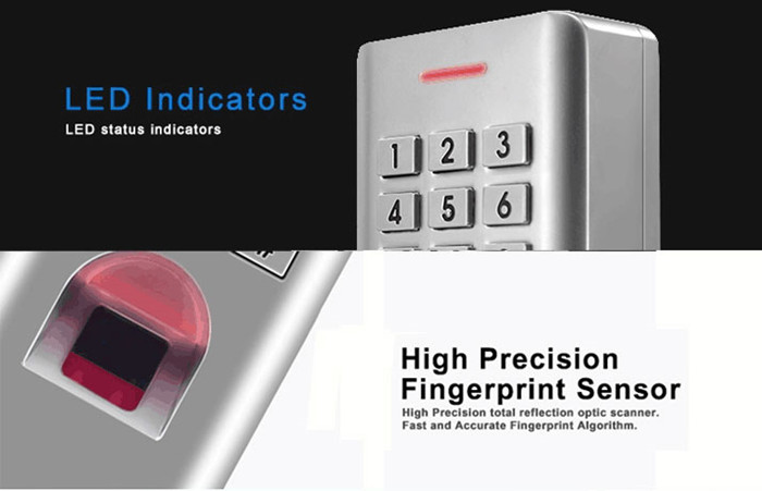 Best Price EM Card Lock Reader Fingerprint Biometric RFID Door Gate Access Control System