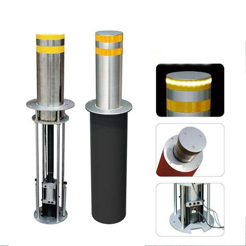 Full-automatic Hydraulic Rising Bollards Remote Controlled with Mobile Phone App