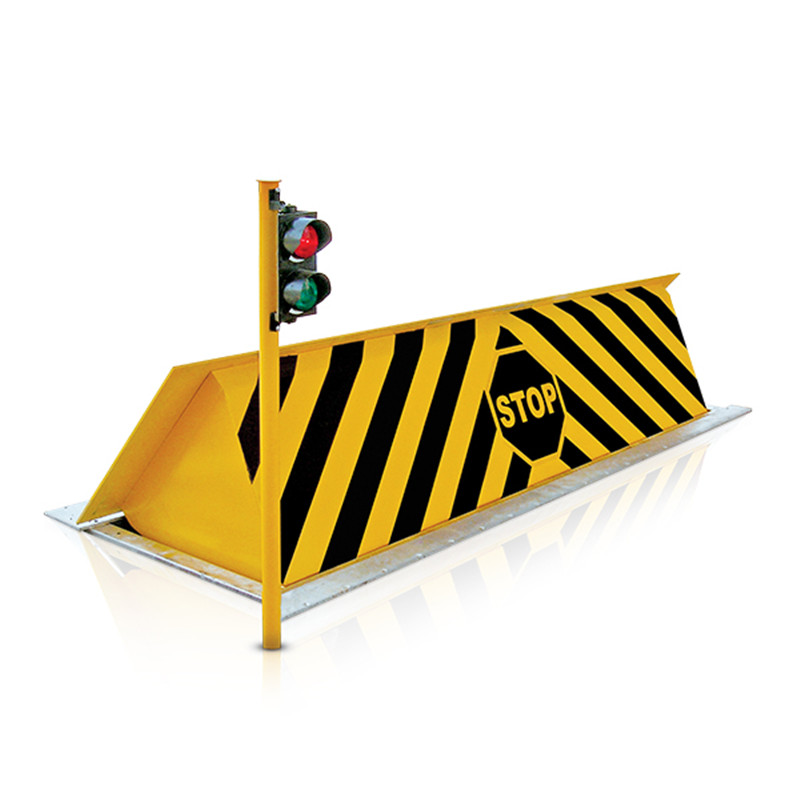 Hydraulic Rising Road Blockers with Traffic Light Security System