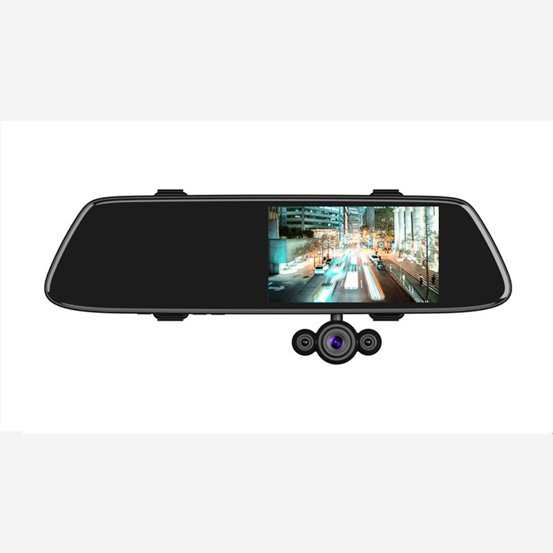 5in Car DVRs Video Recorder Dash Cam Full HD 1080P Mirror Cam Car DVR Camera Loop Recording Motion Tracking