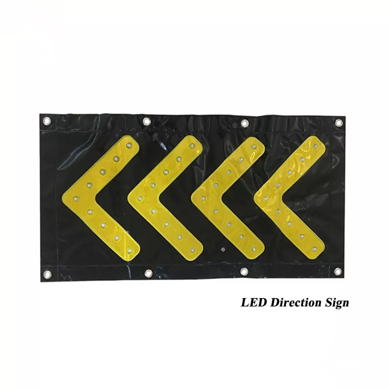 LED Outdoor Directional Yellow Arrow Sign