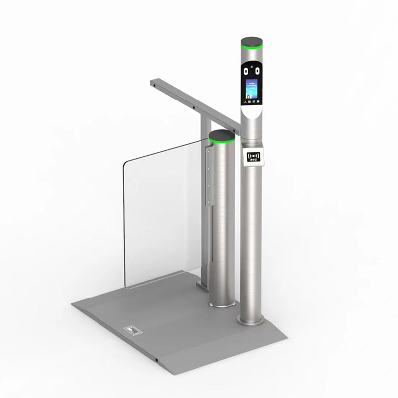 Movable Fast Speed Turnstile Tower Gantry with Face Reader Fence and Portable Base